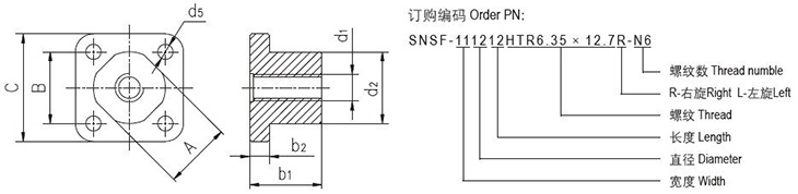 SNSF法蘭螺母